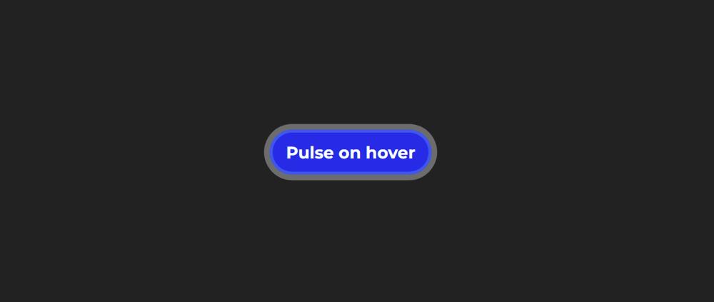 CSS Pullse Animation on Over